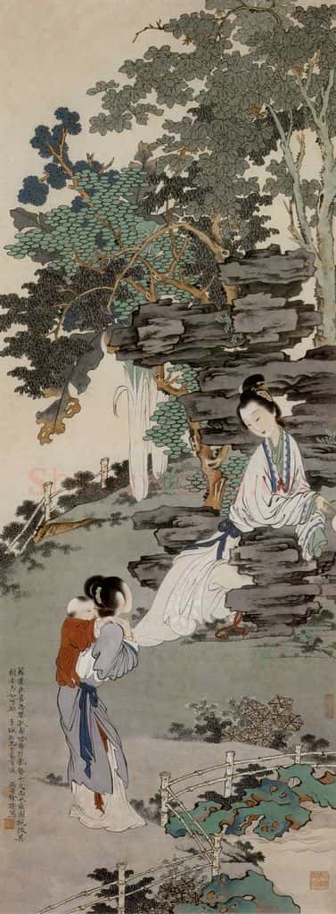 徐燕孙《婴戏图》书画作品