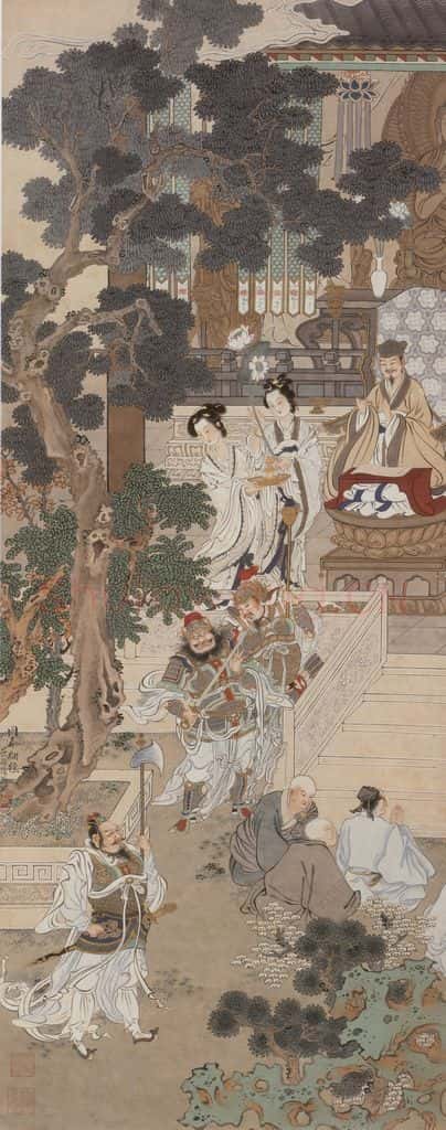  徐燕孙《同泰翻经》书画作品