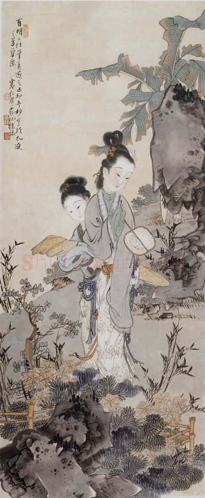 徐燕孙《仿明人笔意》书画作品