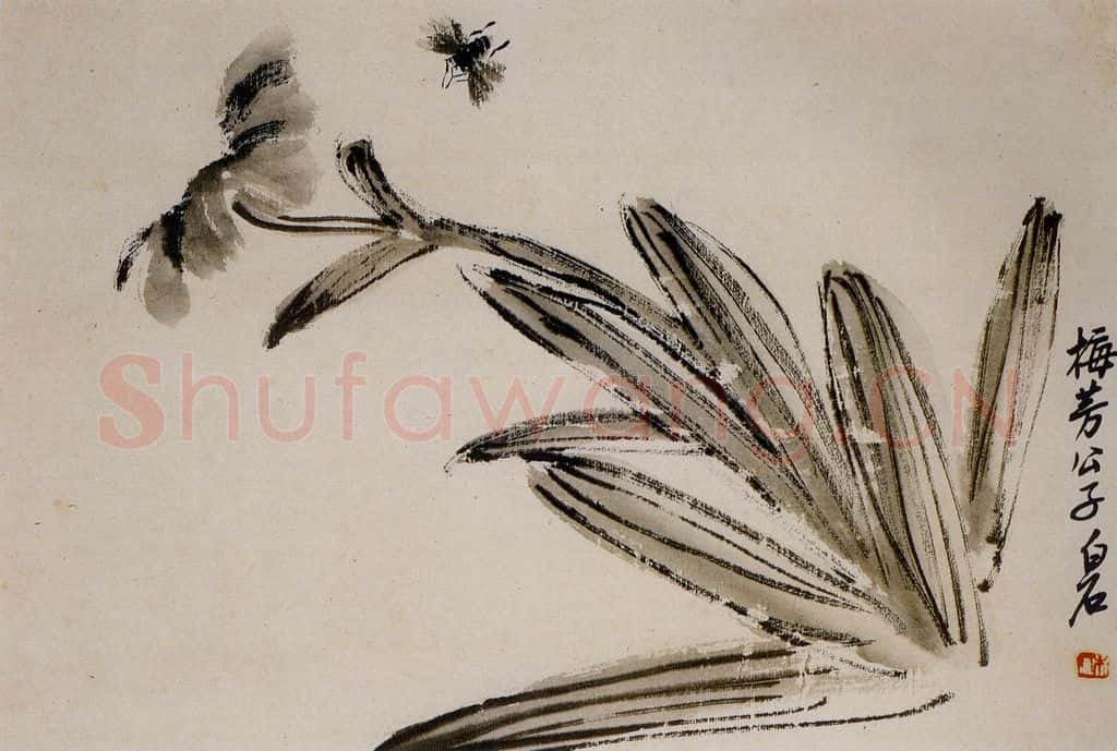 1924年 齐白石《花鸟鱼虫册页》书画作品