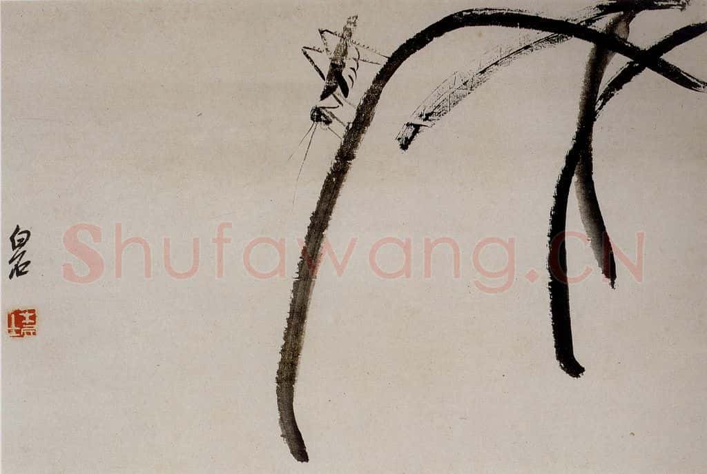 1924年 齐白石《花鸟鱼虫册页》书画作品