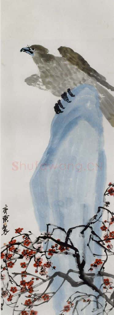 1924年 齐白石《花鸟四条屏》书画作品