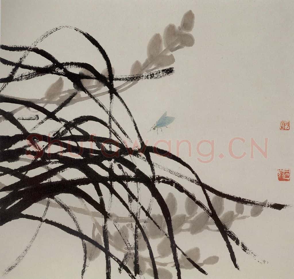 1924年 齐白石《草虫册页》书画作品
