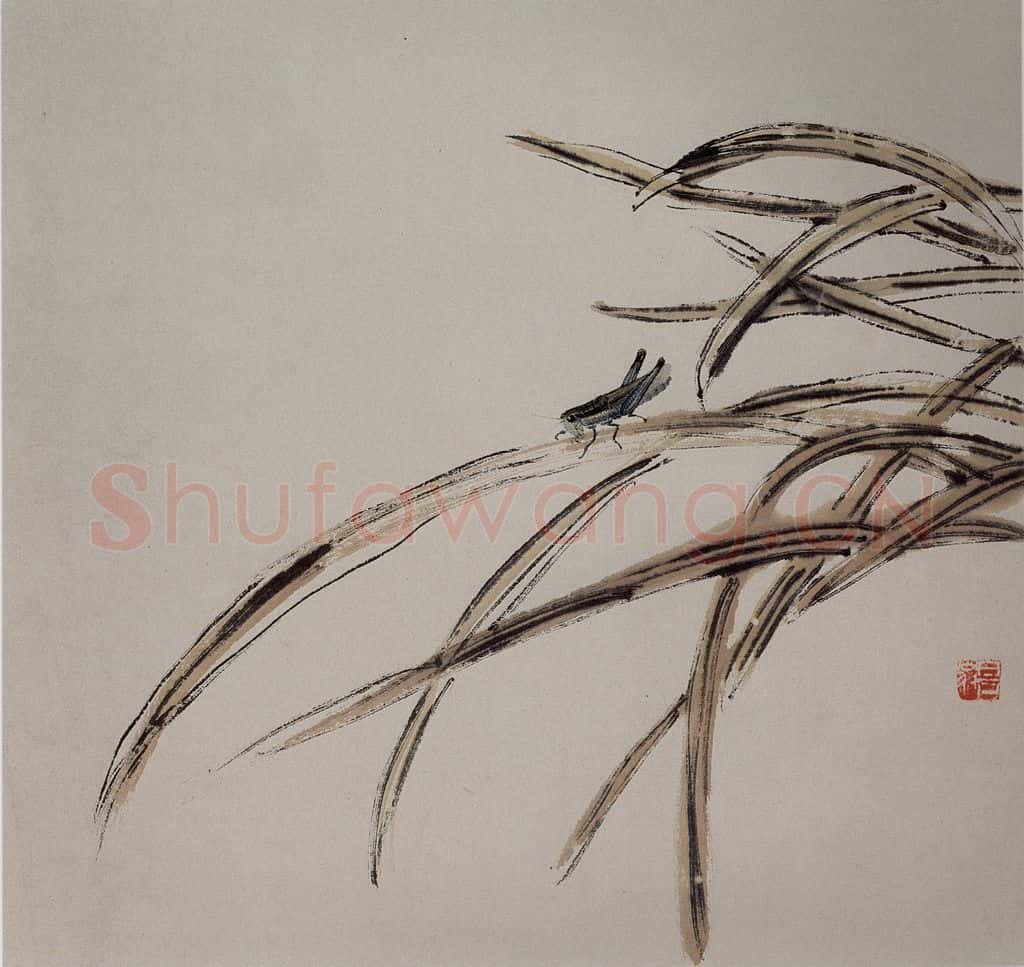 1924年 齐白石《草虫册页》书画作品