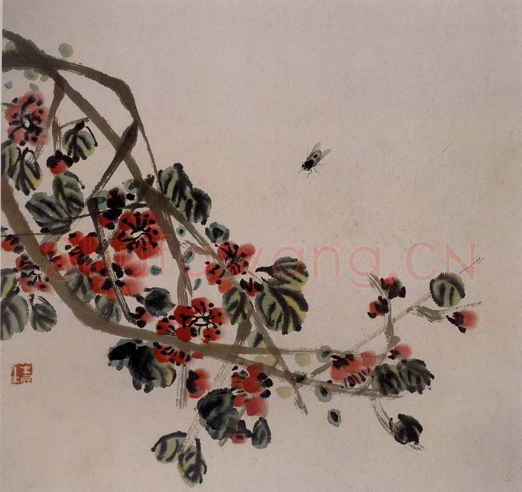 1924年 齐白石《草虫册页》书画作品