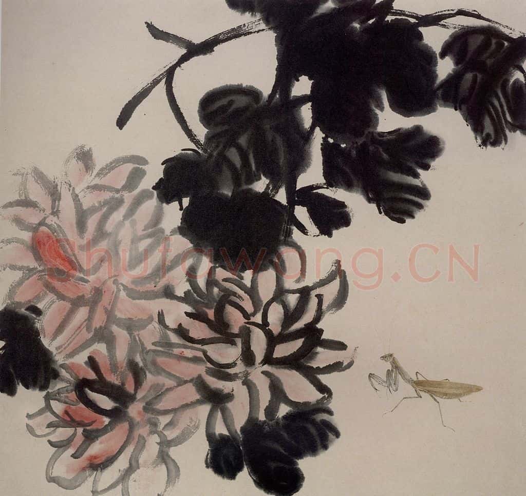 1924年 齐白石《草虫册页》书画作品
