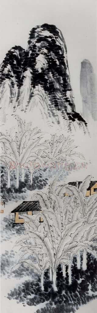 1925年 齐白石《焦屋图》书画作品