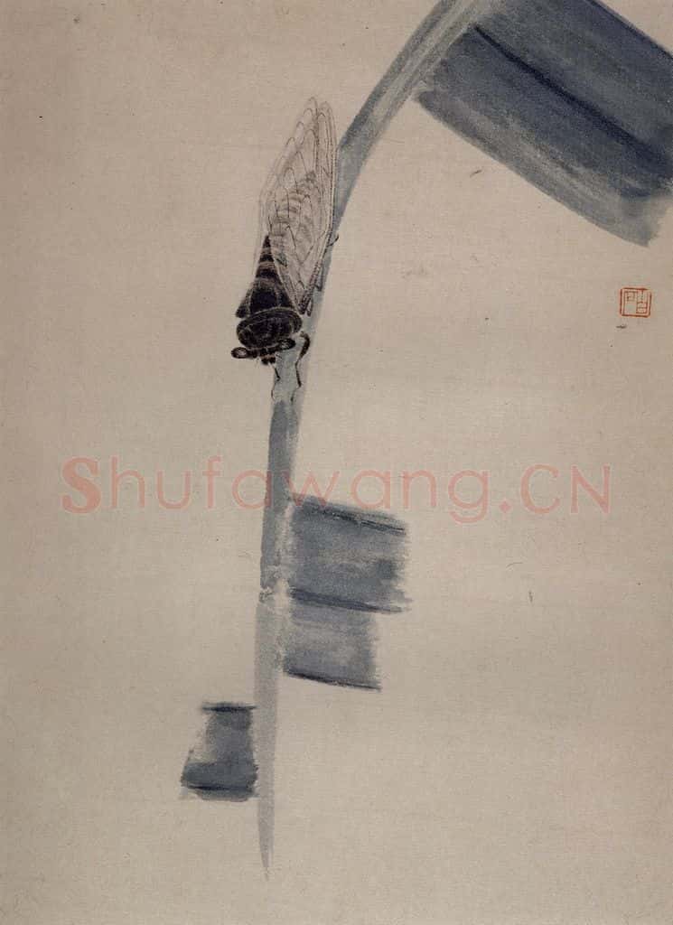 1920年 齐白石《草虫册页》书画作品