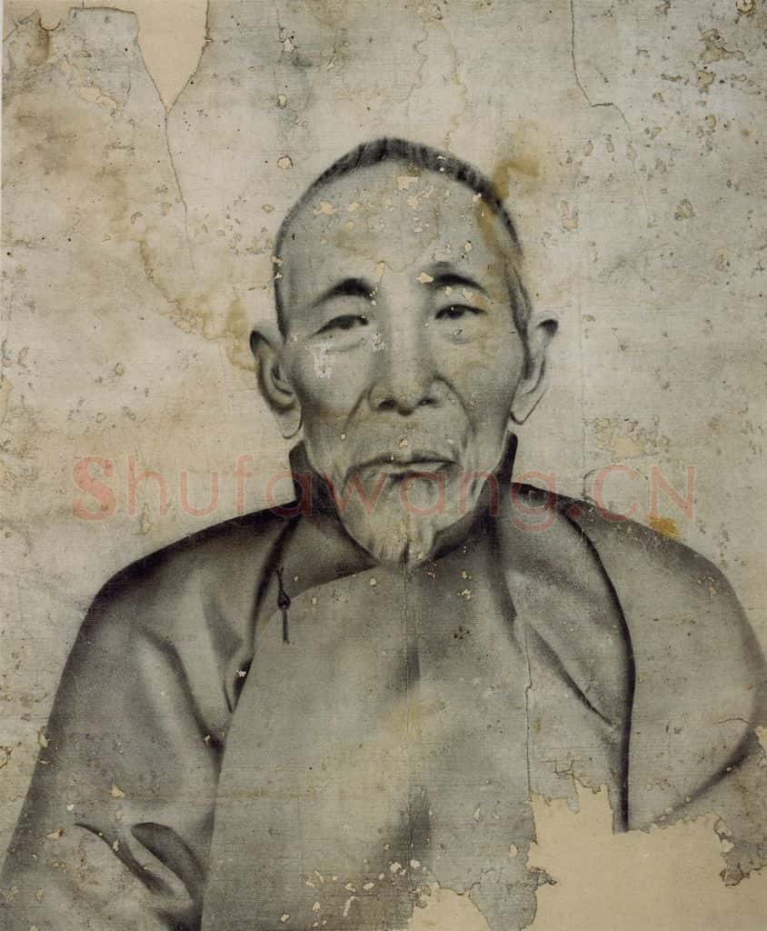 1927年 齐白石《齐以德像》书画作品