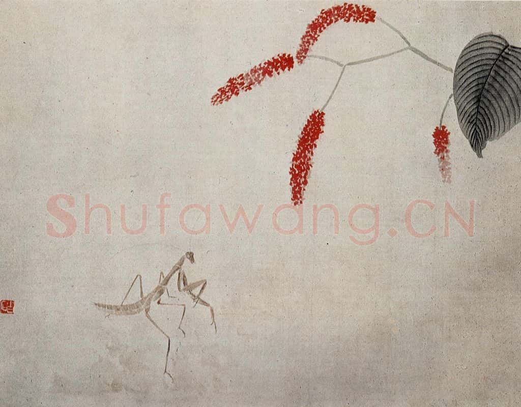 1921年 齐白石《广豳风图册》书画作品