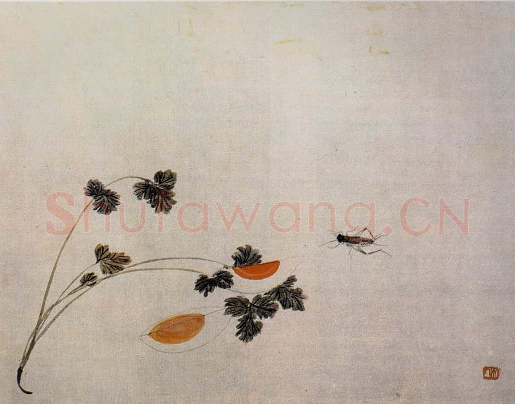 1921年 齐白石《广豳风图册》书画作品