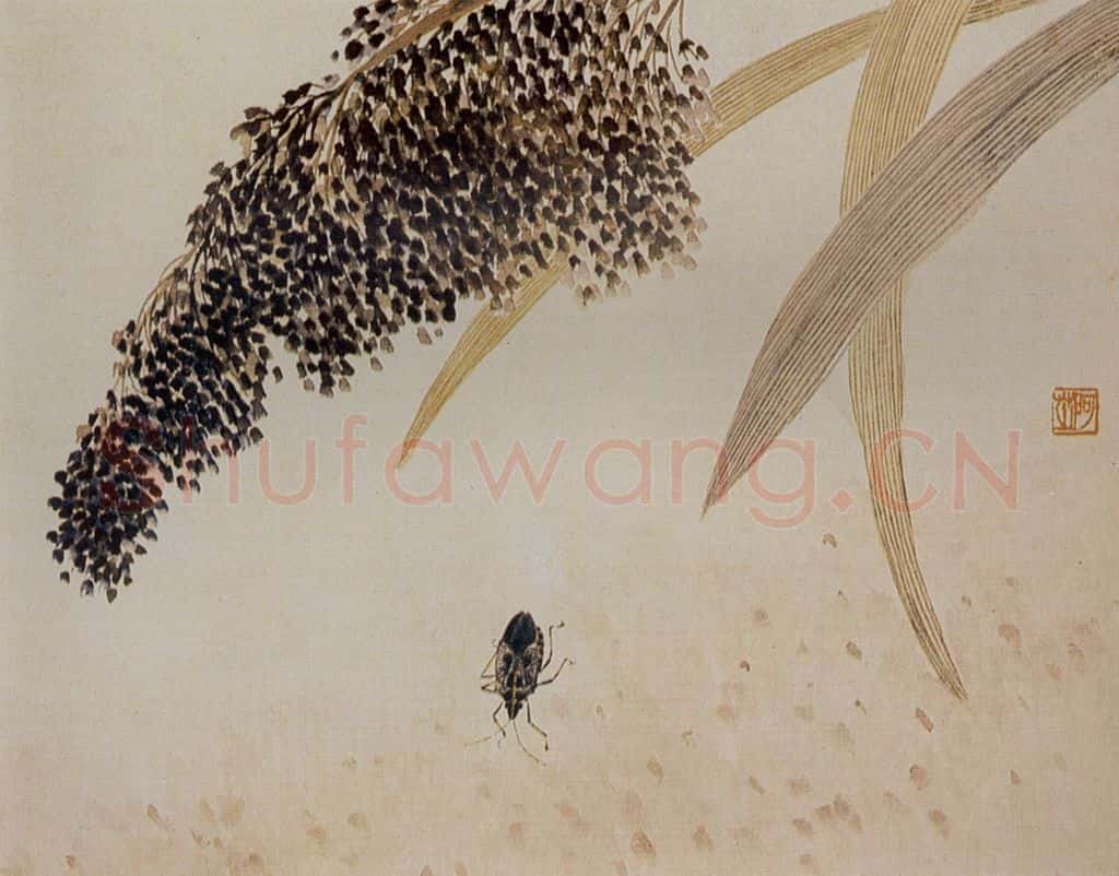 1921年 齐白石《广豳风图册》书画作品