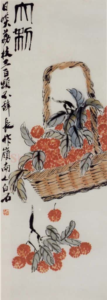 约40年代中期 齐白石《大利图》书画作品