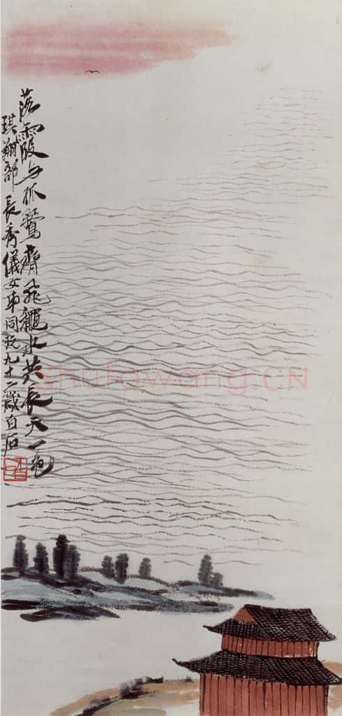 齐白石 滕王阁 书画作品