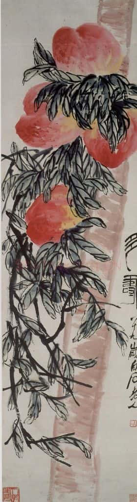 1949年 齐白石 多寿图 书画作品