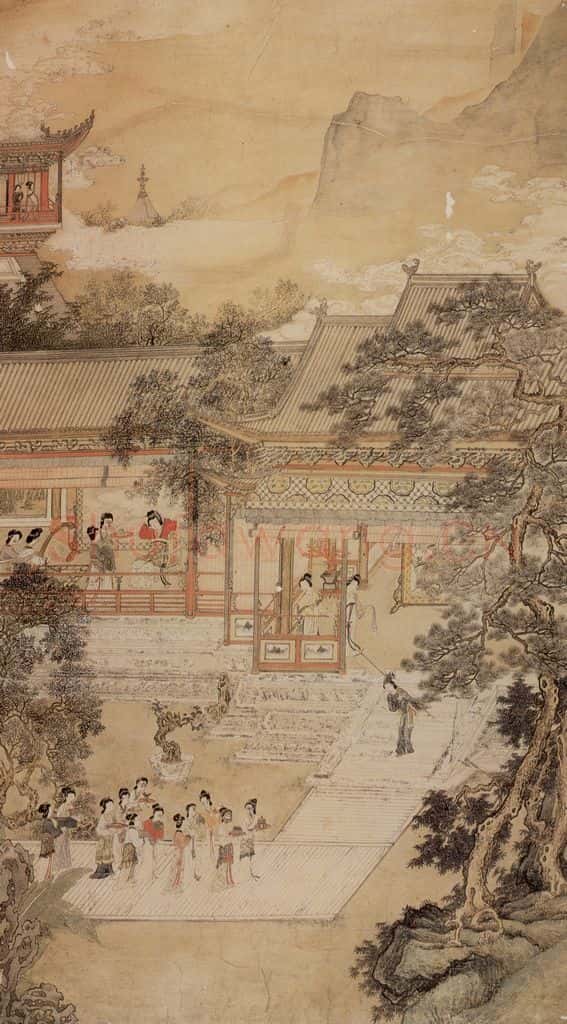 1948年 黄秋园《粉装图》书画作品