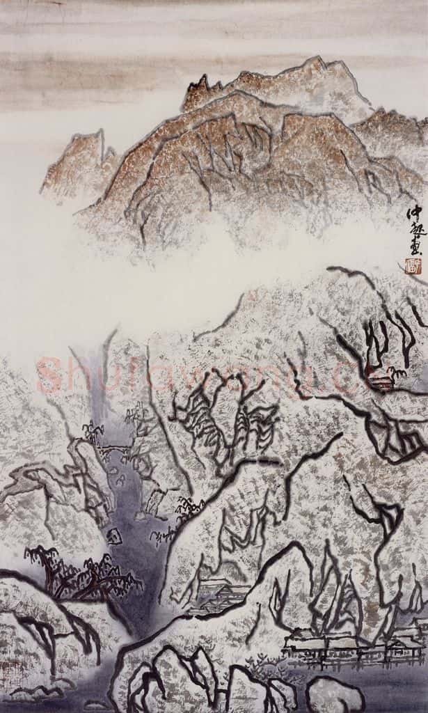  孔仲起《曦》书画作品