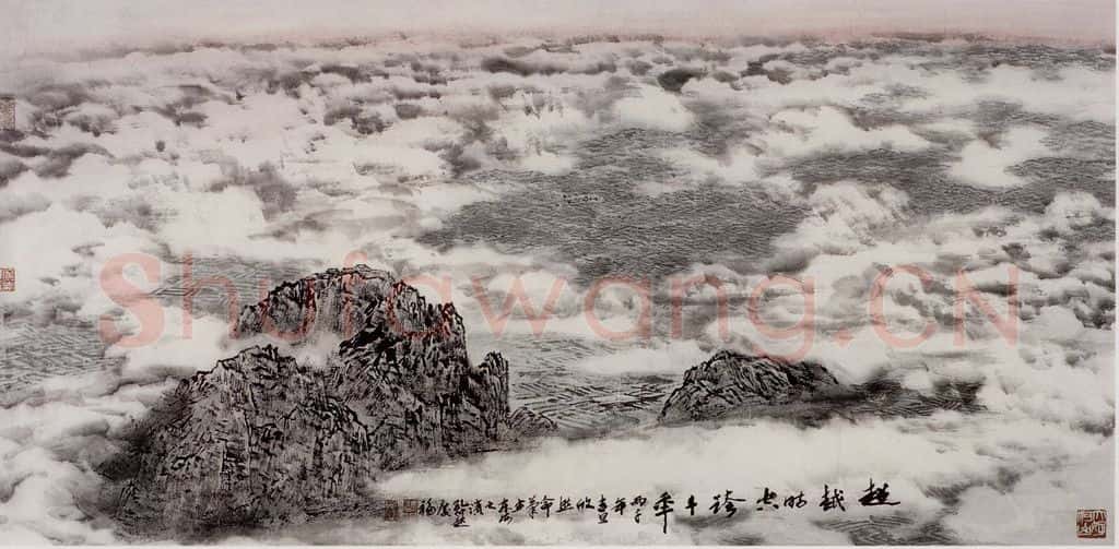 孔仲起《超越时空跨千年》书画作品