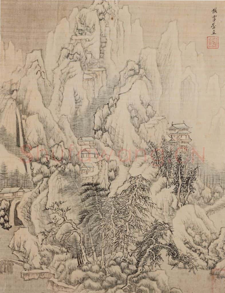 清 王鉴 仿古山水图册 书画作品