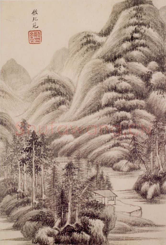 清 王鉴 仿宋元八家册 书画作品