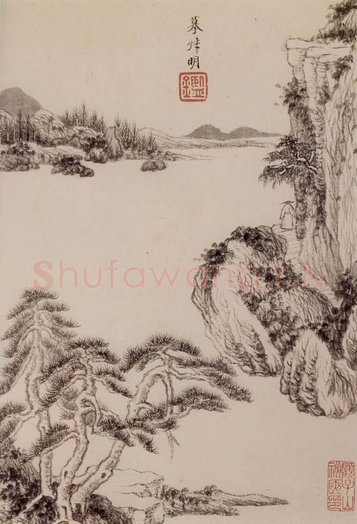 清 王鉴 仿宋元八家册 书画作品