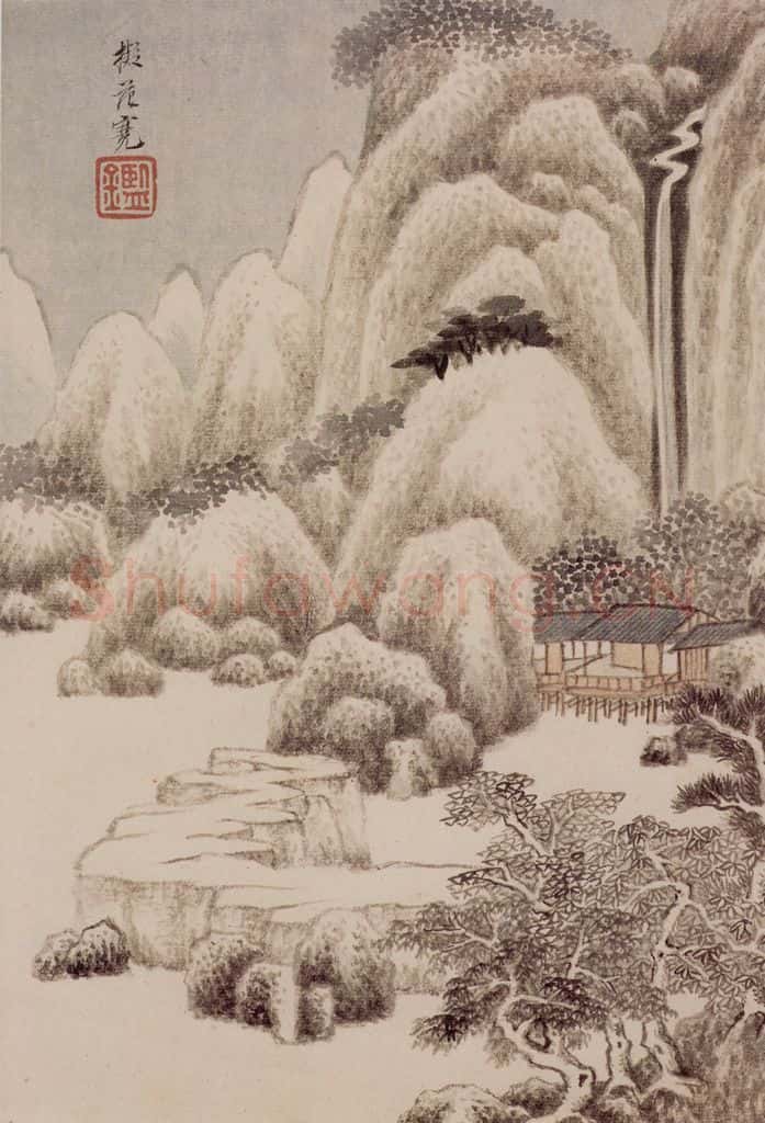 清 王鉴 仿宋元八家册 书画作品