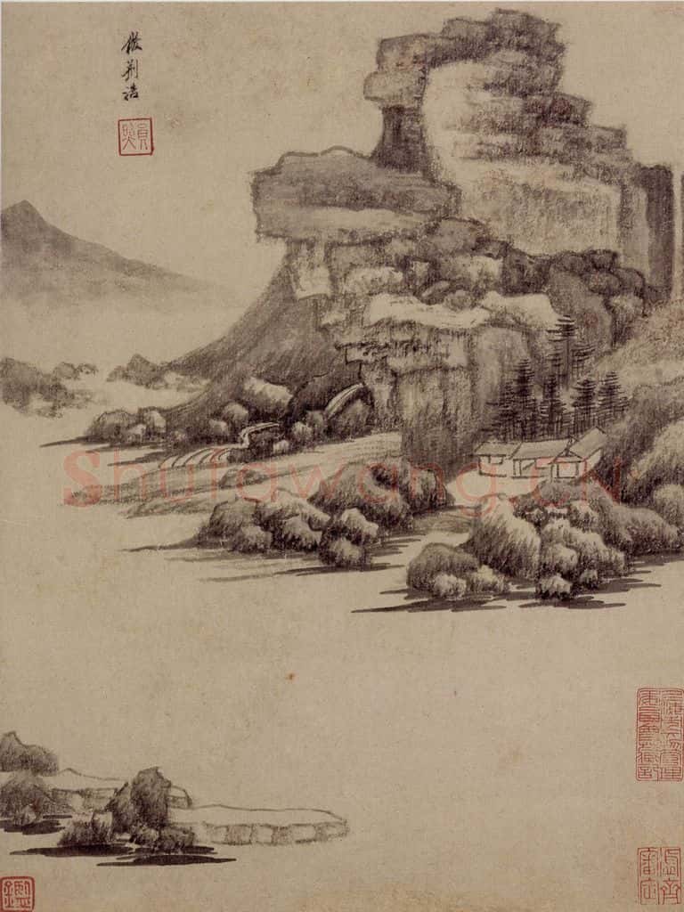 清 王鉴 仿古山水册 书画作品