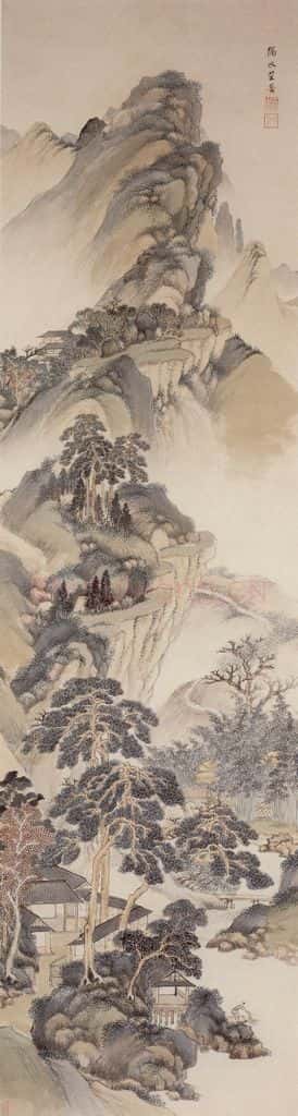 清 王鉴 仿古山水十条屏 书画作品