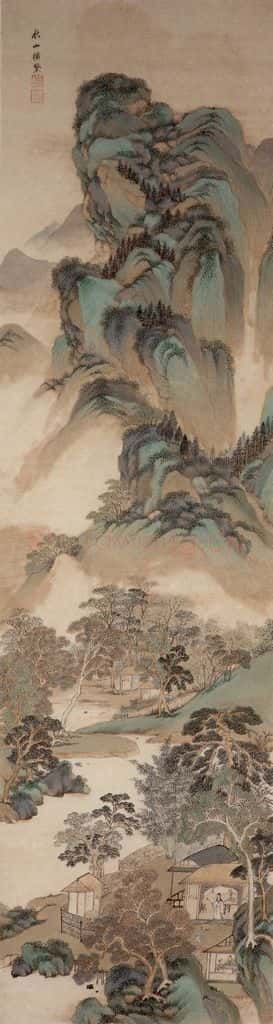 清 王鉴 仿古山水十条屏 书画作品
