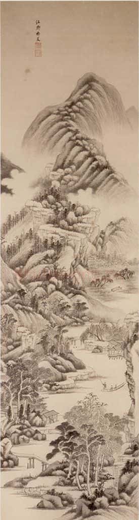 清 王鉴 仿古山水十条屏 书画作品