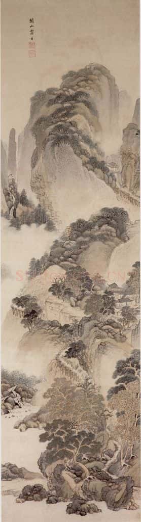 清 王鉴 仿古山水十条屏 书画作品