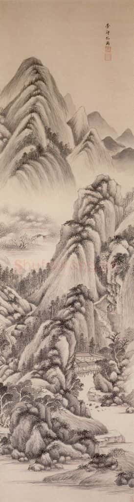 清 王鉴 仿古山水十条屏 书画作品