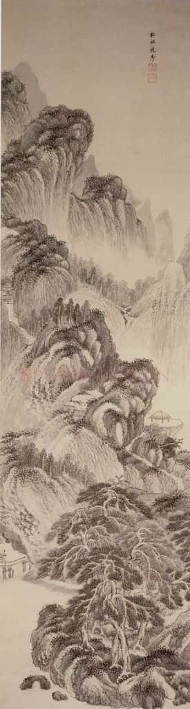 清 王鉴 仿古山水十条屏 书画作品