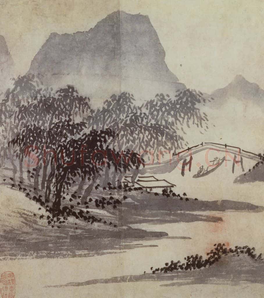 明 沈周《三绝图册》书画作品