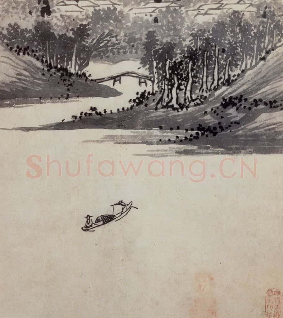明 沈周《三绝图册》书画作品