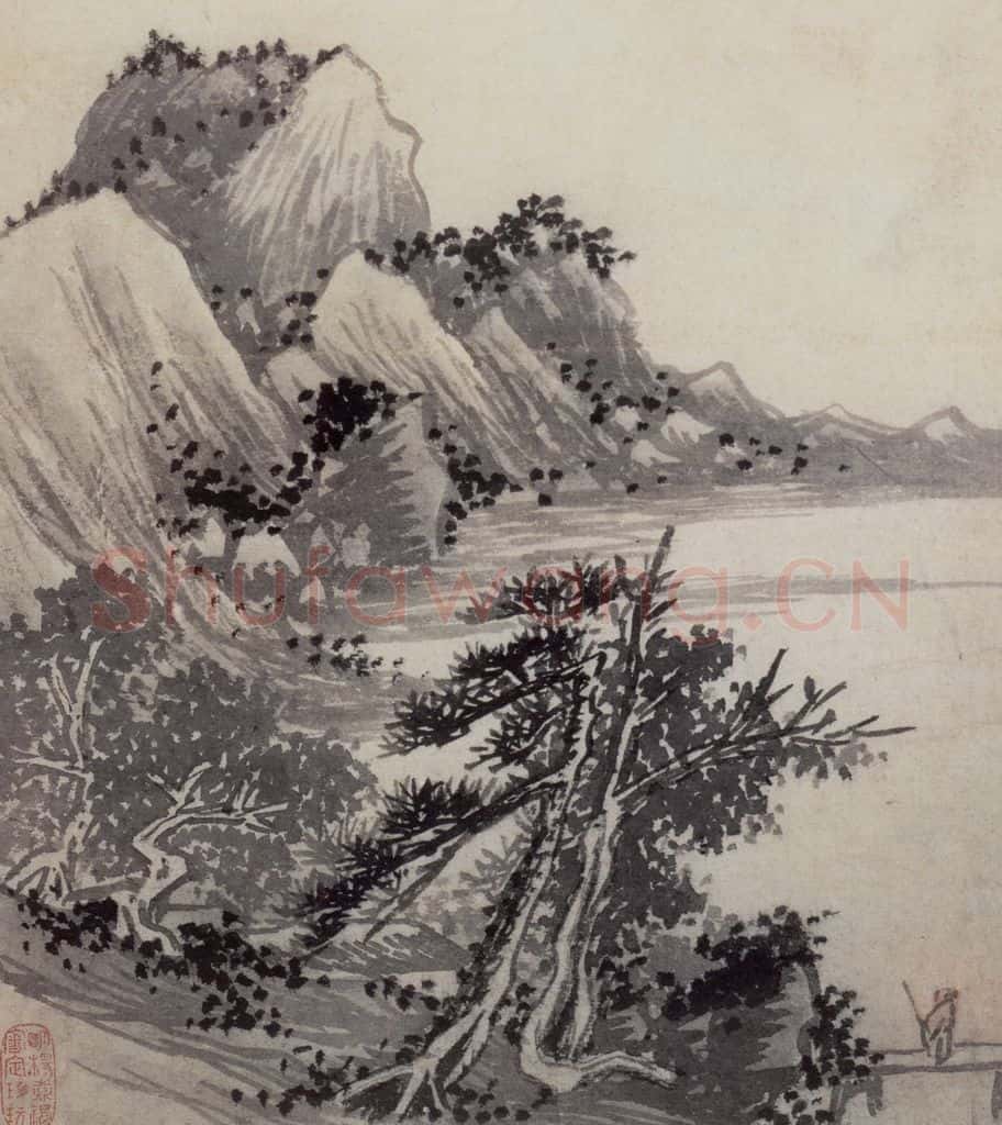 明 沈周《三绝图册》书画作品
