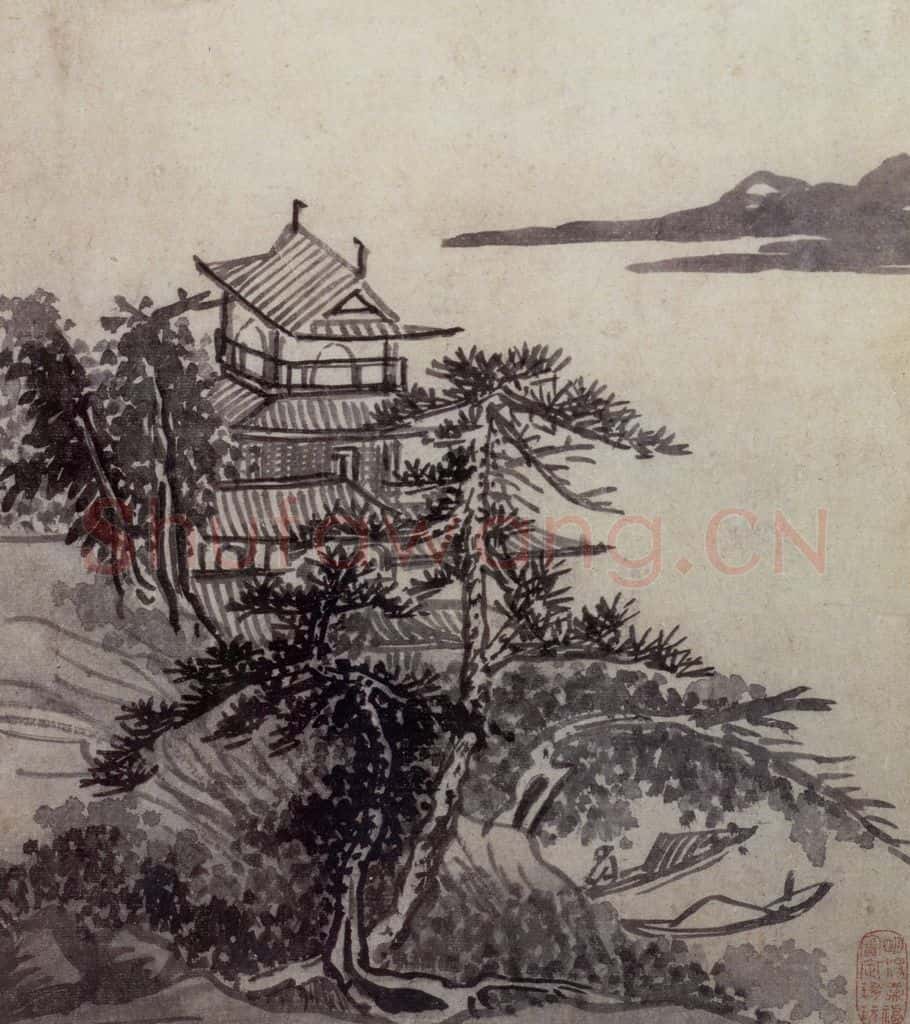 明 沈周《三绝图册》书画作品