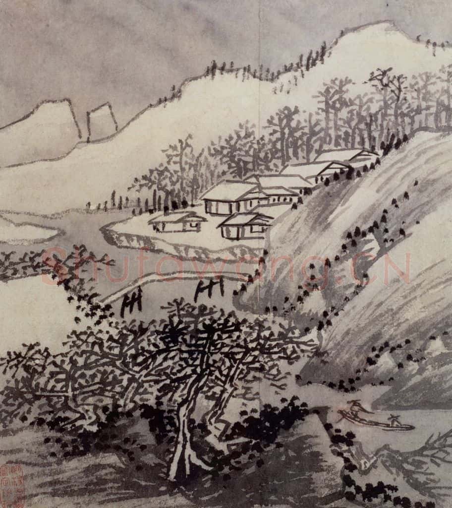 明 沈周《三绝图册》书画作品