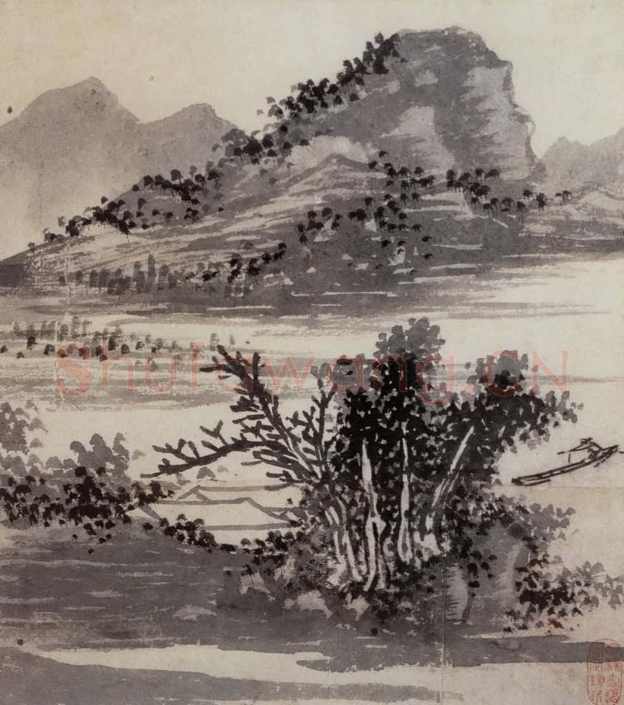 明 沈周《三绝图册》书画作品