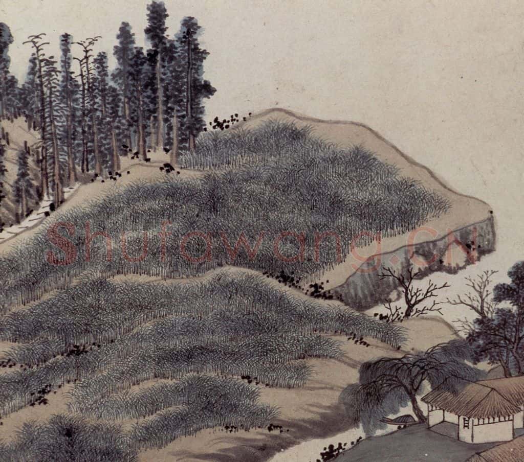 明 沈周《东庄图册》书画作品