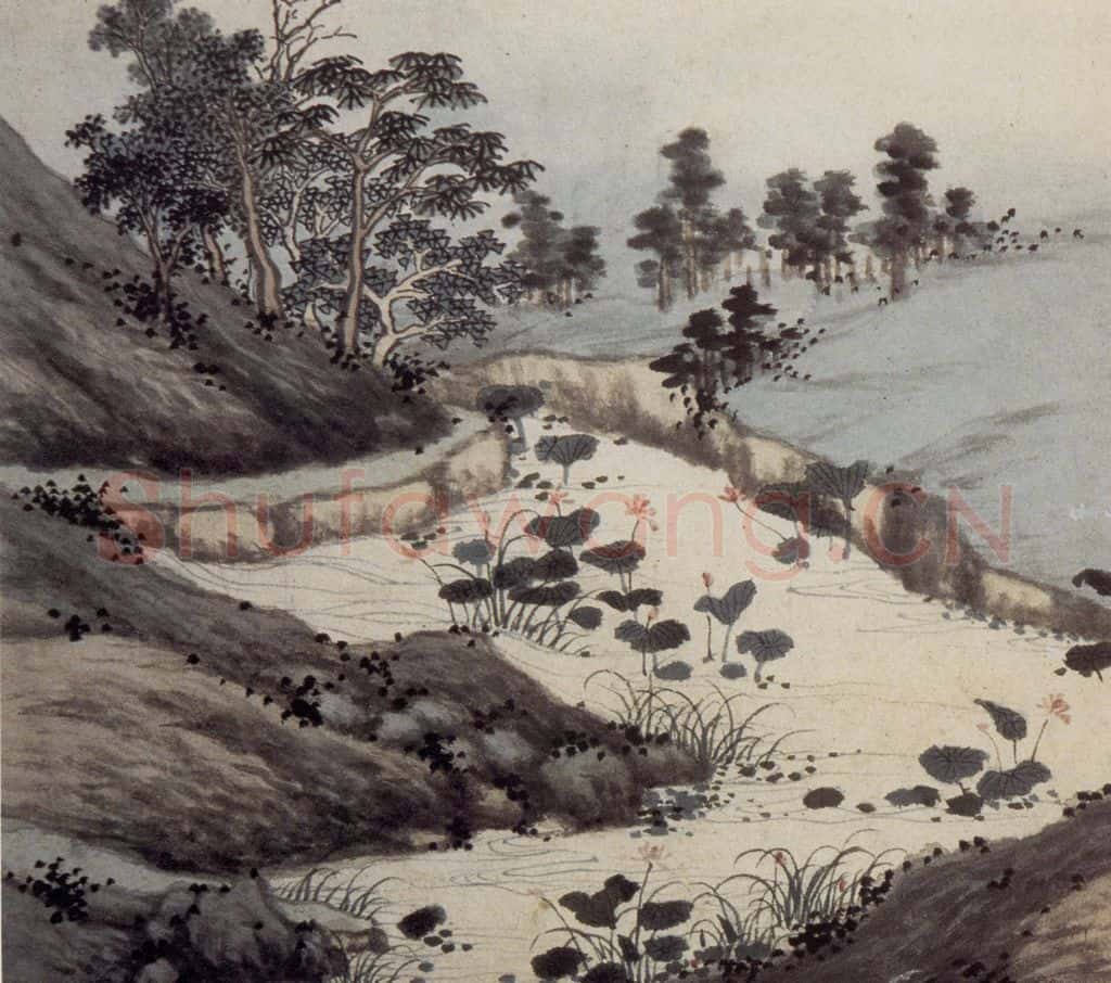 明 沈周《东庄图册》书画作品