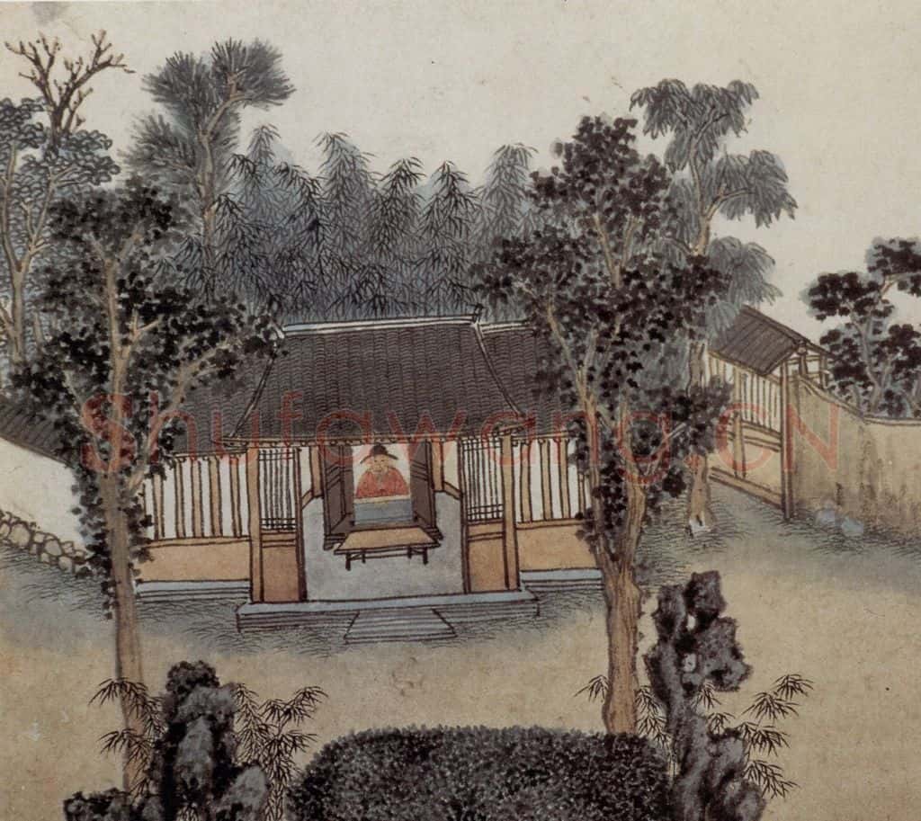 明 沈周《东庄图册》书画作品