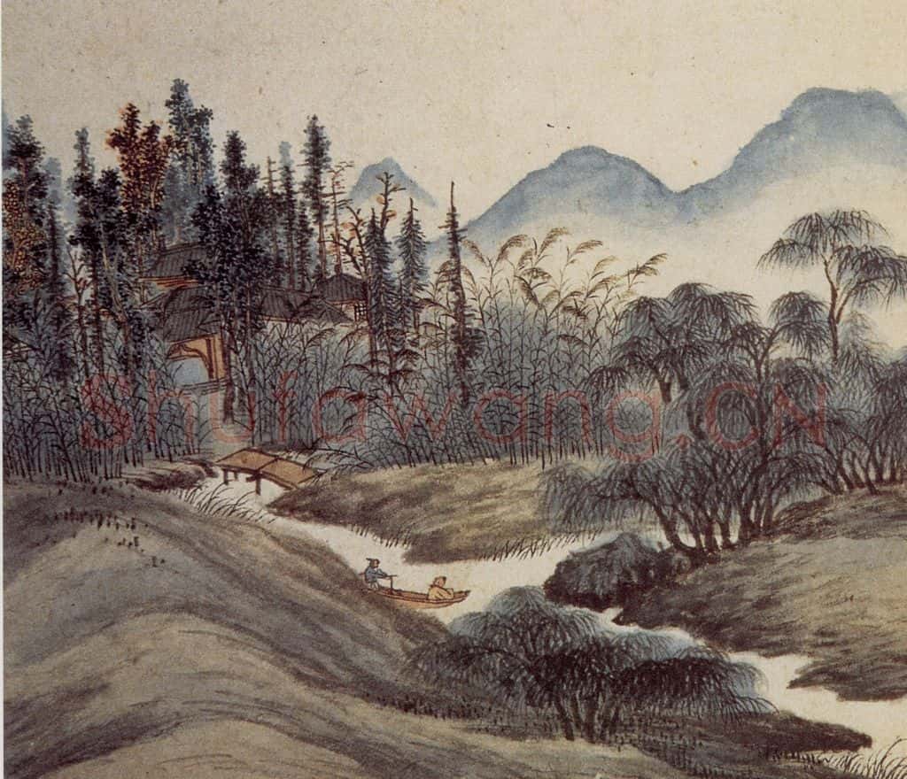 明 沈周《东庄图册》书画作品