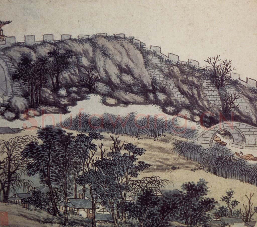 明 沈周《东庄图册》书画作品