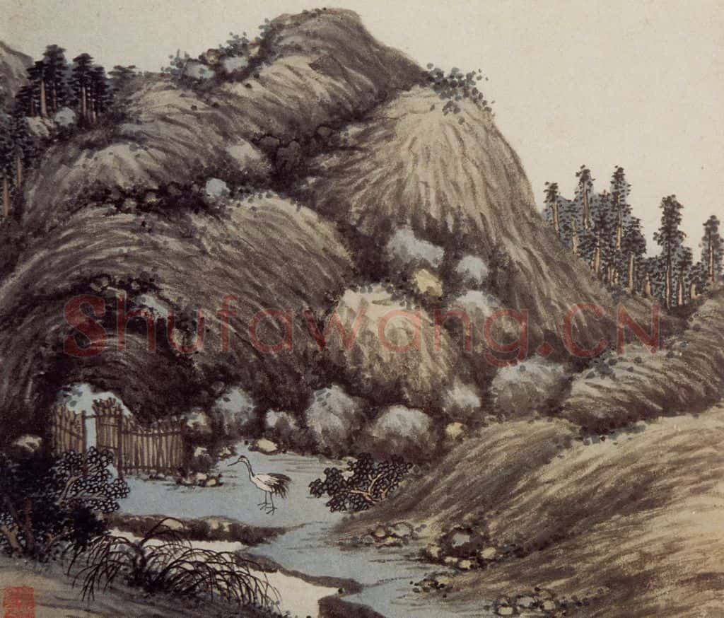 明 沈周《东庄图册》书画作品