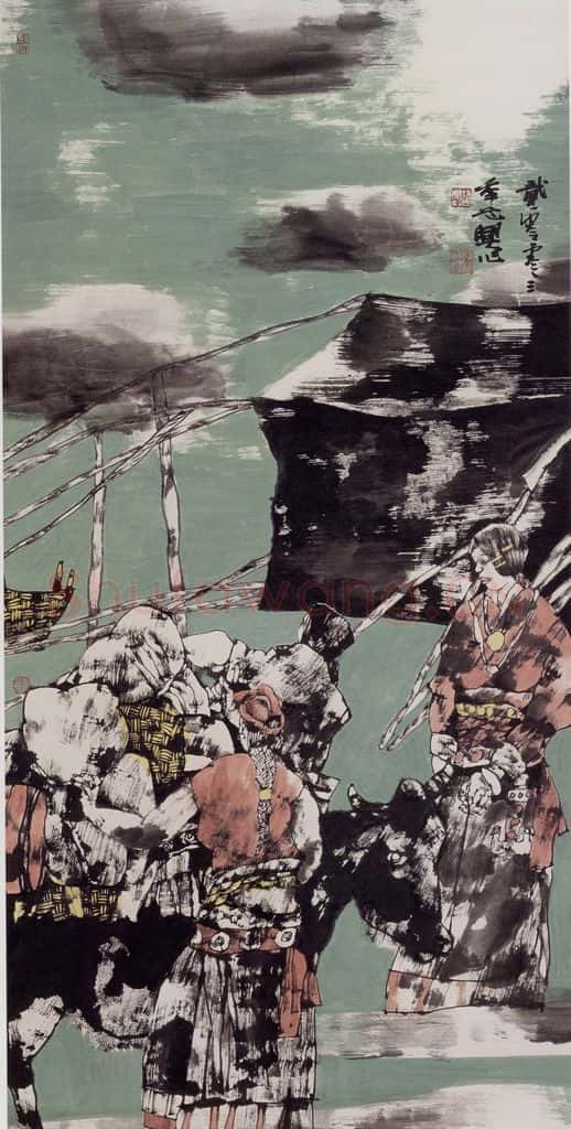 2003年 张道兴《夏场》书画作品