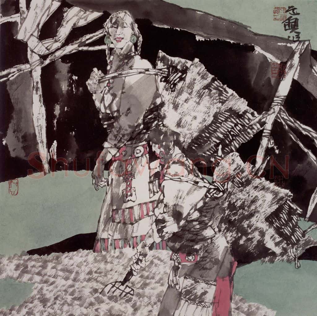 2003年 张道兴《畅春》书画作品