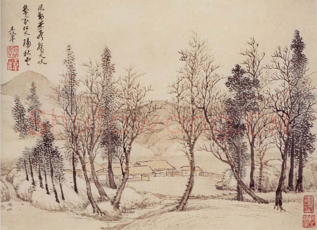1685、1686年 王翚《亘古无双图册》书画作品