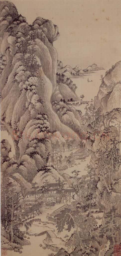 1662年 王翚《小中现大册》书画作品