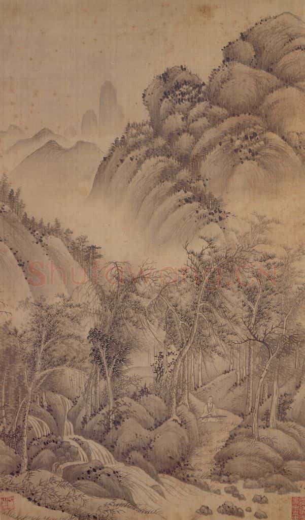 1662年 王翚《小中现大册》书画作品